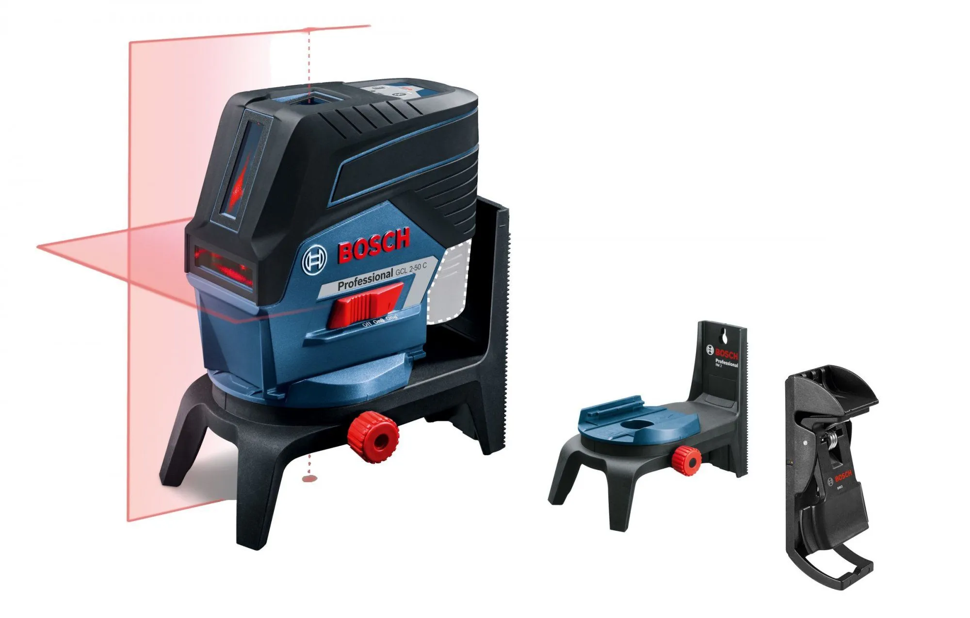 Bosch GCL 2-50 C 12V Li-Ion Accu Kruislijnlaser In Etui Set (1x 2.0Ah Accu) In L-Boxx - 20m - 0601066G03 2 Bosch GCL 2-50 C 12V Li-Ion Accu Kruislijnlaser In Etui Set (1x 2.0Ah Accu) In L-Boxx - 20m - 0601066G03 - Afbeelding 2