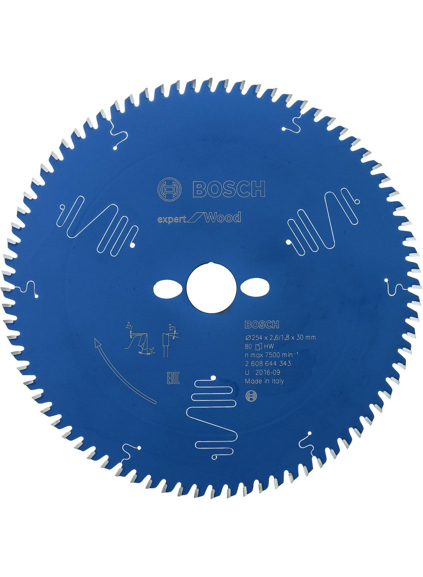 Bosch 2608644343 Cirkelzaagblad Expert - 254 X 30 X 80T - Carbide 1 Bosch 2608644343 Cirkelzaagblad Expert - 254 X 30 X 80T - Carbide