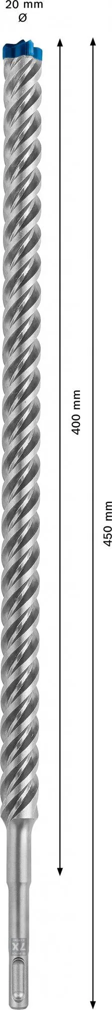 Bosch 2608900143 EXPERT Hamerboor SDS Plus-7X - 20x400x450mm 3 Bosch 2608900143 EXPERT Hamerboor SDS Plus-7X - 20x400x450mm - Afbeelding 3