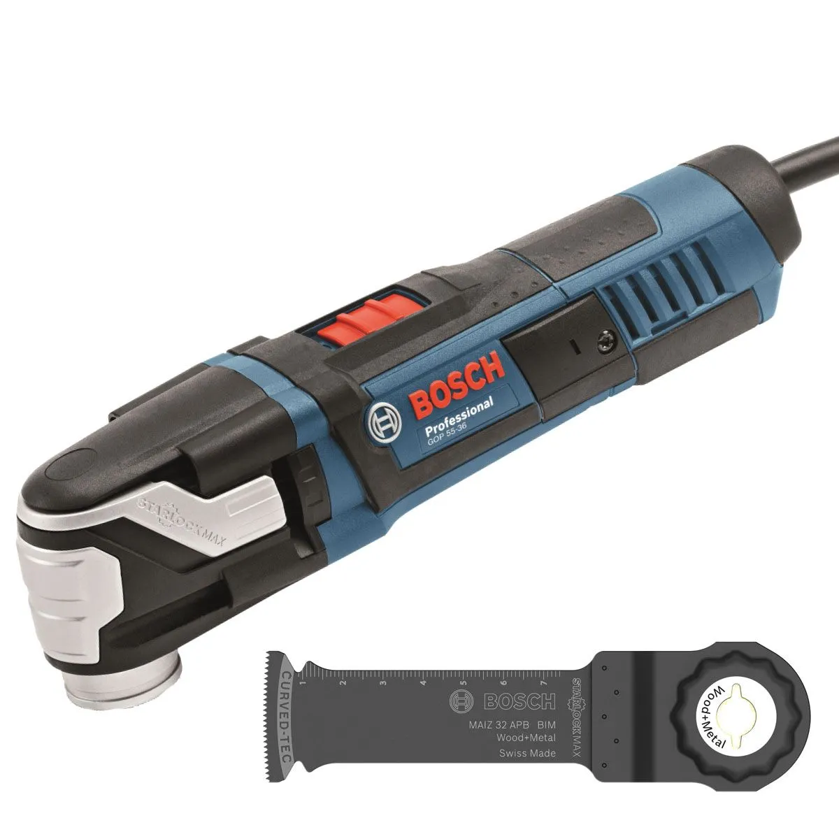 Bosch GOP 55-36 Multitool + Invalzaagblad - 550W - 0601231100 1 Bosch GOP 55-36 Multitool + Invalzaagblad - 550W - 0601231100