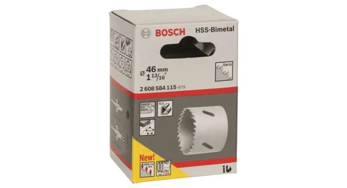 Bosch 2608584115 Gatzaag - HSS BiMetaal - 46 Mm 1 Bosch 2608584115 Gatzaag - HSS BiMetaal - 46 Mm