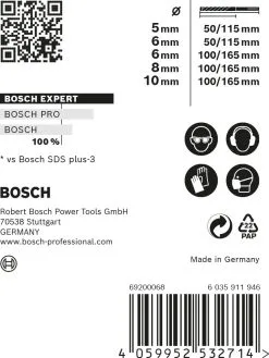 Bosch 2608900197 EXPERT 5-delige SDS-Plus Borenset-7X - 5/6/6/8/10mm 16 Bosch 2608900197 EXPERT 5-delige SDS-Plus Borenset-7X - 5/6/6/8/10mm -Bosch Winkel 14cf0cdcbac9a35b85e2fcec9a3159fe