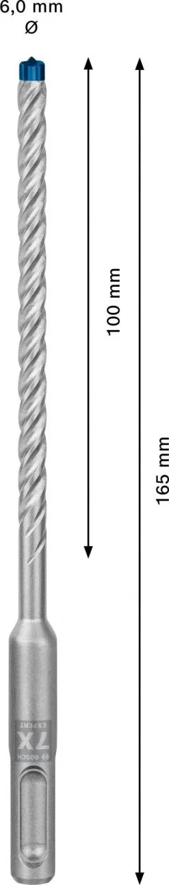 Bosch 2608900160 EXPERT Hamerboor SDS Plus-7X 10st 6x100x165mm 15 Bosch 2608900160 EXPERT Hamerboor SDS Plus-7X 10st 6x100x165mm -Bosch Winkel 15f01c15d4191c64c702dde34c63ec31