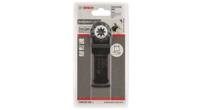Bosch 2608662558 / PAIZ 32 APB BIM Invalzaagblad - 32 X 60 Mm - Hout En Metaal 1 Bosch 2608662558 / PAIZ 32 APB BIM Invalzaagblad - 32 X 60 Mm - Hout En Metaal