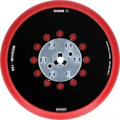 Bosch 2608900007 EXPERT Schuurplateau Multiperforatie Middel, 150 Mm, GET 55-125 Professional, 3M, Dynabrade, Mirka, Rupes
