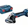 Bosch GWS 18V-7 18V Li-Ion Accu Haakse Slijper Body In L-Boxx - 125mm - Koolborstelloos
