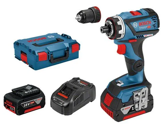 Bosch GSR 18V-60 FC 18V Li-Ion Accu Boor-/schroefmachine Set (2x 5.0Ah Accu) In L-Boxx - 06019G7101 1 Bosch GSR 18V-60 FC 18V Li-Ion Accu Boor-/schroefmachine Set (2x 5.0Ah Accu) In L-Boxx - 06019G7101