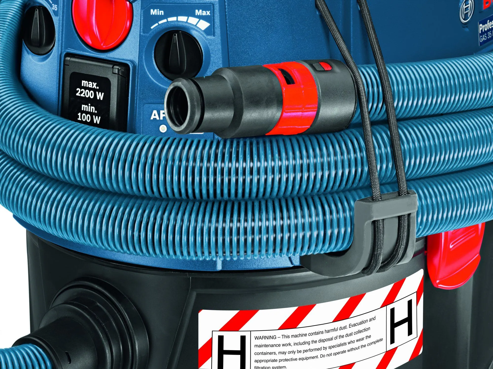 Bosch GAS 35 H AFC Stofzuiger - 1380W - 254mbar - 35L - 06019C36W0 3 Bosch GAS 35 H AFC Stofzuiger - 1380W - 254mbar - 35L - 06019C36W0 - Afbeelding 3