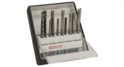 Bosch 2607010542 10 Delige Robust Line Decoupeerzaagblad Set - Hout / Metaal