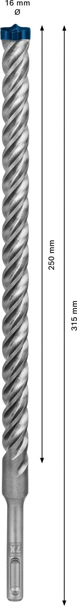 Bosch 2608900132 EXPERT Hamerboor SDS Plus-7X - 16x250x315mm 3 Bosch 2608900132 EXPERT Hamerboor SDS Plus-7X - 16x250x315mm - Afbeelding 3