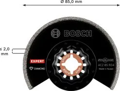 Bosch 2608900034 EXPERT Grout Segment Blad ACZ 85 RD4 Multitoolzaagblad - 85 Mm 20 Bosch 2608900034 EXPERT Grout Segment Blad ACZ 85 RD4 Multitoolzaagblad - 85 Mm -Bosch Winkel 527fc90ac2c29cda94ad9440577fbae7