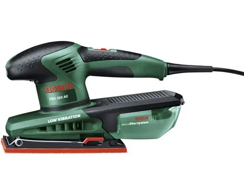 Bosch PSS 250 AE Vlakschuurmachine In Koffer - 250W - 93 X 185mm - 0603340200 2 Bosch PSS 250 AE Vlakschuurmachine In Koffer - 250W - 93 X 185mm - 0603340200 - Afbeelding 2