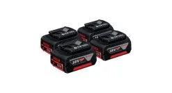Bosch GBA 18V 5.0Ah 4-Pack 18V Li-Ion Accu - 5.0Ah (4st)