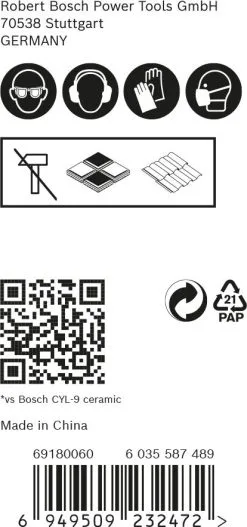 Bosch 2608900595 EXPERT 3-delige Tegelborenset HEX-9 - 5/6/8mm 16 Bosch 2608900595 EXPERT 3-delige Tegelborenset HEX-9 - 5/6/8mm -Bosch Winkel 59aaee9678fbd456576336dec8d224ff