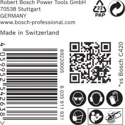 Bosch 2608900925 EXPERT Schuurvel C470 Best For Wood And Paint - 150mm - K400 - 6 Gaten (50st) -Bosch Winkel 5c2b866da0ee5daf3e7479f60126fbda