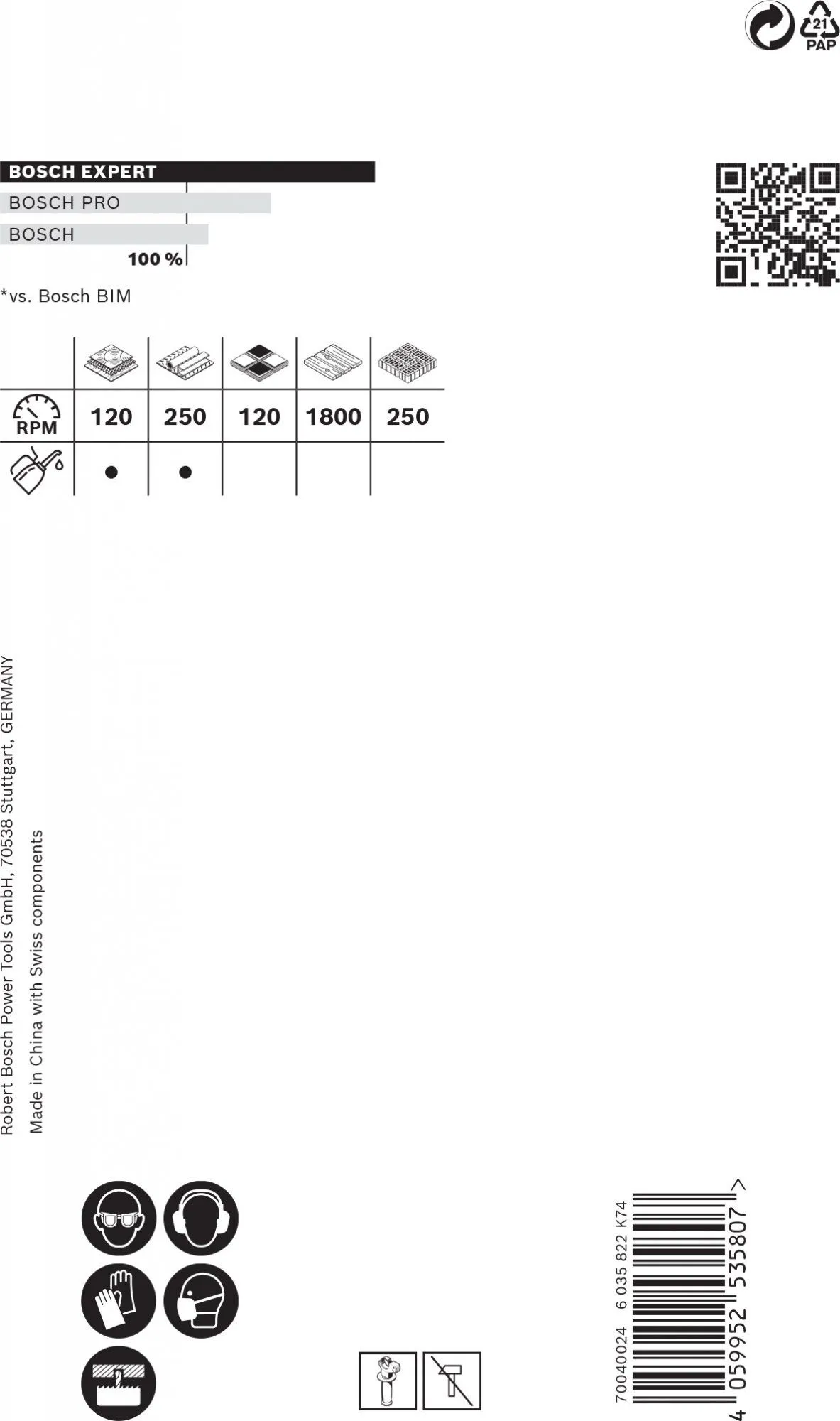 Bosch 2608900434 EXPERT Power-Change Gatzaag Tough Material 70mm 3 Bosch 2608900434 EXPERT Power-Change Gatzaag Tough Material 70mm - Afbeelding 3
