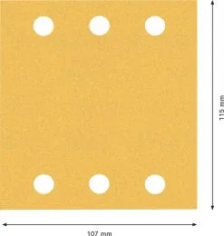 Bosch 2608900893 EXPERT Schuurvel C470 Best For Wood And Paint, 115 X 107 Mm, Korrel 120, 6 Gaten, 10x 17 Bosch 2608900893 EXPERT Schuurvel C470 Best For Wood And Paint, 115 X 107 Mm, Korrel 120, 6 Gaten, 10x -Bosch Winkel 6ecc32bc7d5c63e7b15e0d84b76b55c6
