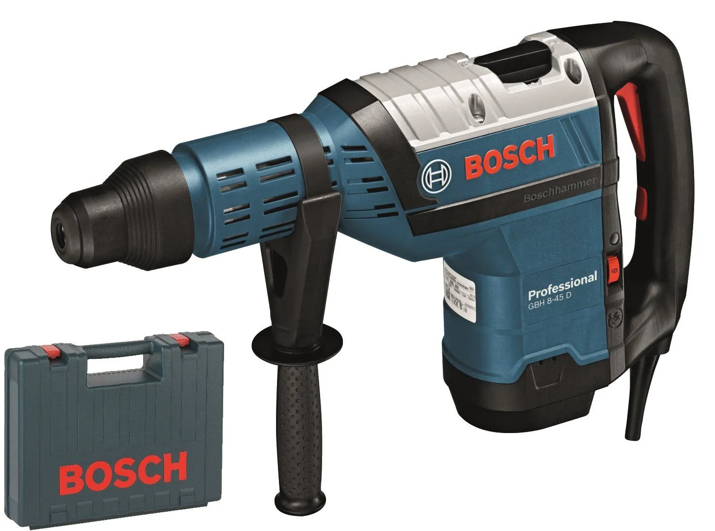 Bosch GBH 8-45 D SDS-max Combihamer In Koffer - 1500W - 12,5J - 0611265100 1 Bosch GBH 8-45 D SDS-max Combihamer In Koffer - 1500W - 12,5J - 0611265100