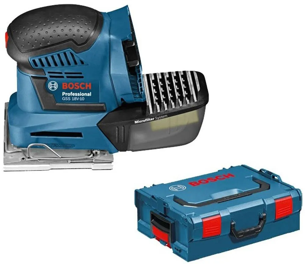 Bosch GSS 18V-10 18V Li-ion Accu 3-in-1 Multischuurmachine Set (2x 5.0Ah Accu) In L-boxx - 06019D0201 2 Bosch GSS 18V-10 18V Li-ion Accu 3-in-1 Multischuurmachine Set (2x 5.0Ah Accu) In L-boxx - 06019D0201 - Afbeelding 2