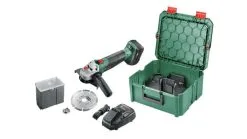 Bosch Winkel 10 Bosch AdvancedGrind 18 18V Li-Ion Accu Haakse Slijper Set (1x 4,0Ah) In SystemBox - 125mm
