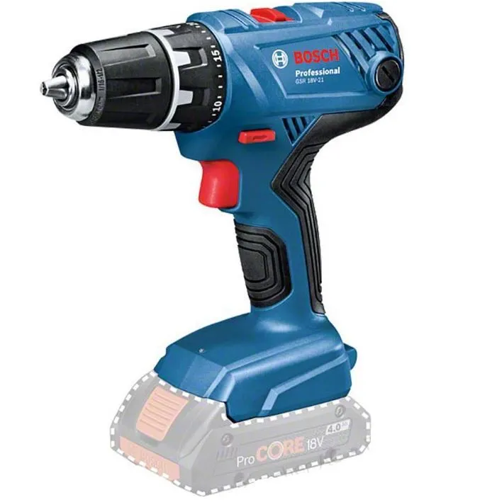 Bosch GSR 18 V-21 18V Li-Ion Accu Boor-/schroefmachine Body In L-Boxx - 06019H1009 2 Bosch GSR 18 V-21 18V Li-Ion Accu Boor-/schroefmachine Body In L-Boxx - 06019H1009 - Afbeelding 2