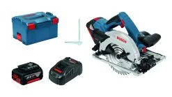 Bosch GKS 18V-57 G 18V Li-ion Accu Cirkelzaagmachine Set (2x 5.0Ah) In L-Boxx -Bosch Winkel 931e6ebaef47266a898ea4c144273373