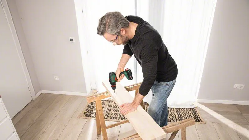 Bosch AdvancedDrill 18 18V Li-Ion Accu Schroefboormachine Set (1x 2,5Ah) In Koffer - 32Nm - Koolborstelloos 4 Bosch AdvancedDrill 18 18V Li-Ion Accu Schroefboormachine Set (1x 2,5Ah) In Koffer - 32Nm - Koolborstelloos - Afbeelding 4