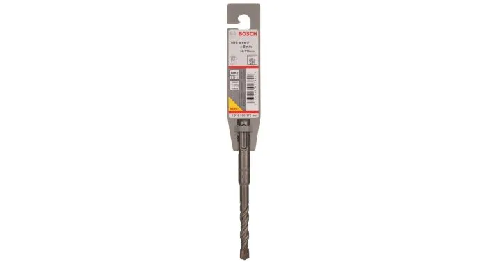 Bosch 1618596172 SDS-Plus Hamerboor Plus 5 - 2-snijder - 8 X 50 X 115mm 1 Bosch 1618596172 SDS-Plus Hamerboor Plus 5 - 2-snijder - 8 X 50 X 115mm