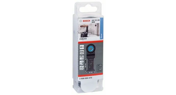 Bosch 2608664475 AIZ 32 AB BIM Invalzaagblad - 50 X 32 Mm - Metaal (10 St) 1 Bosch 2608664475 AIZ 32 AB BIM Invalzaagblad - 50 X 32 Mm - Metaal (10 St)