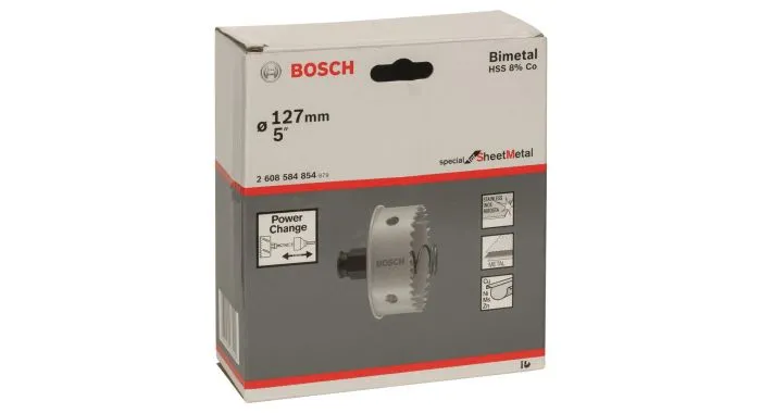 Bosch 2608584854 Gatzaag Voor Metaal - HSS BiMetaal - 127 Mm 1 Bosch 2608584854 Gatzaag Voor Metaal - HSS BiMetaal - 127 Mm