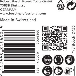 Bosch 2608901137 EXPERT Schuurvel C470 Best For Wood And Paint, Diameter 150 Mm, Korrel 80, Multiperforatie, 50x -Bosch Winkel c7d67187c35df6a048bcef9d565bd1e6