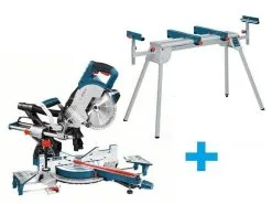 Bosch GCM 8 SDE Telescopisch Afkort- En Verstekzaagmachine Met Stofafzuiging + GTA 2600 - 1600W - 216 X 30mm