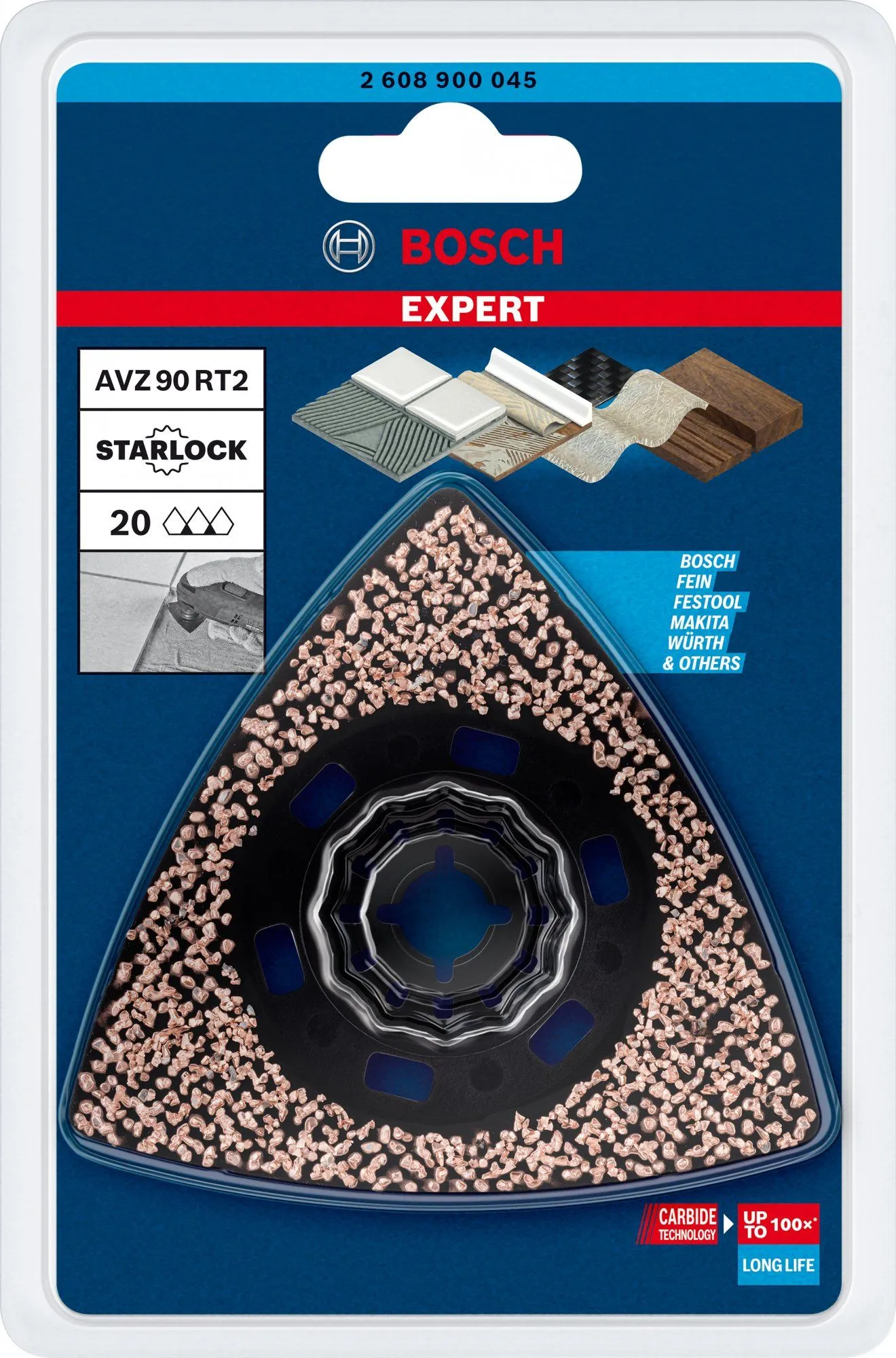Bosch 2608900045 EXPERT Starlock Carbide Schuurplateau Multimaterial AVZ90RT2 2 Bosch 2608900045 EXPERT Starlock Carbide Schuurplateau Multimaterial AVZ90RT2 - Afbeelding 2