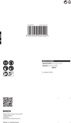 Bosch 2608901116 EXPERT Schuurvel C470 Best For Wood And Paint - 100x150mm - K80 - 7 Gaten (10st) -Bosch Winkel d73fb57ea98f0356a8e79fa5ad653c62