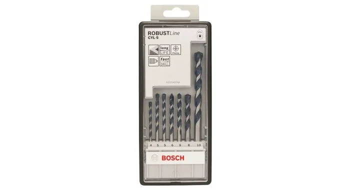 Bosch 2608588167 7-delige CYL-5 Betonborenset Robust Line - 4-10mm 1 Bosch 2608588167 7-delige CYL-5 Betonborenset Robust Line - 4-10mm