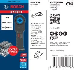 Bosch 2608900023 EXPERT StarlockMax CoatedCarbide Invalzaagblad MAIZ 32 AIT Carbide, Metal 32 X 70 Mm 10 11 Bosch 2608900023 EXPERT StarlockMax CoatedCarbide Invalzaagblad MAIZ 32 AIT Carbide, Metal 32 X 70 Mm 10 -Bosch Winkel dda5fbc7a2f172387cdc8131e1266dbf