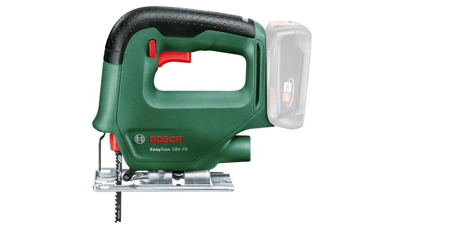 Bosch EasySaw 18V-70 BT 18V Li-Ion Accu Decoupeerzaag Body - 70/6/15mm 2 Bosch EasySaw 18V-70 BT 18V Li-Ion Accu Decoupeerzaag Body - 70/6/15mm - Afbeelding 2