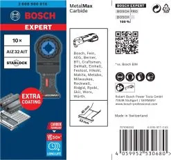Bosch 2608900016 EXPERT Starlock CoatedCarbide Invalzaagblad AIZ 32 AIT Carbide, Metal 32 X 40 Mm 10 16 Bosch 2608900016 EXPERT Starlock CoatedCarbide Invalzaagblad AIZ 32 AIT Carbide, Metal 32 X 40 Mm 10 -Bosch Winkel e00243647fbe01ca55cde841dfde9e2c