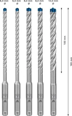 Bosch 2608900198 EXPERT 5-delige SDS Plus-7X Borenset In Cassette - 6/8/10mm 17 Bosch 2608900198 EXPERT 5-delige SDS Plus-7X Borenset In Cassette - 6/8/10mm -Bosch Winkel e3012e881f4635345a24a26eb227d784