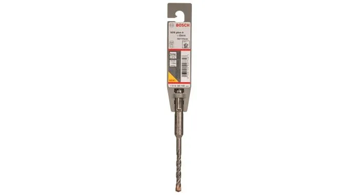 Bosch 1618596166 SDS-Plus Hamerboor Plus 5 - 2-snijder - 6 X 50 X 115mm 1 Bosch 1618596166 SDS-Plus Hamerboor Plus 5 - 2-snijder - 6 X 50 X 115mm