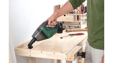 Bosch UniversalVac 18 18V Li-Ion Accu Handstofzuiger Set (1x 2,5Ah) - 88mbar - 0,5L 2 Bosch UniversalVac 18 18V Li-Ion Accu Handstofzuiger Set (1x 2,5Ah) - 88mbar - 0,5L - Afbeelding 2