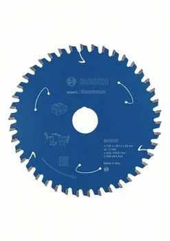 Bosch 2608644539 Cirkelzaagblad Accu Expert - 165 X 20 X 54T - Aluminium - Carbide
