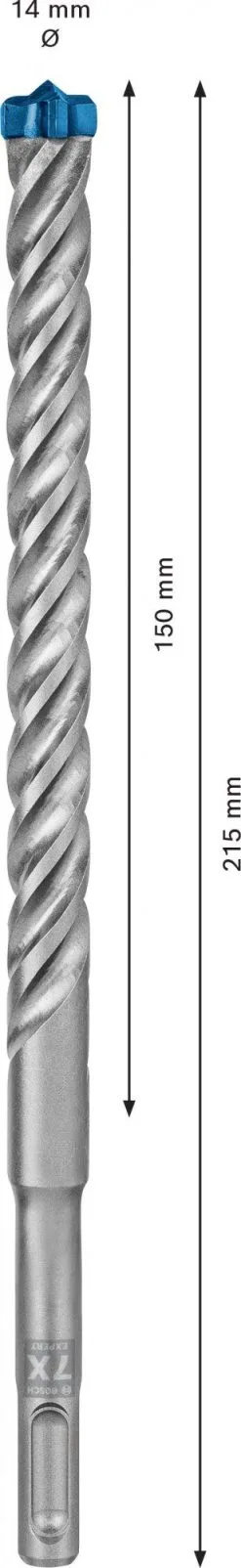 Bosch 2608900120 EXPERT Hamerboor SDS Plus-7X 14x150x215mm -Bosch Winkel f0cdec59907f302887355ecfcf73d3a2
