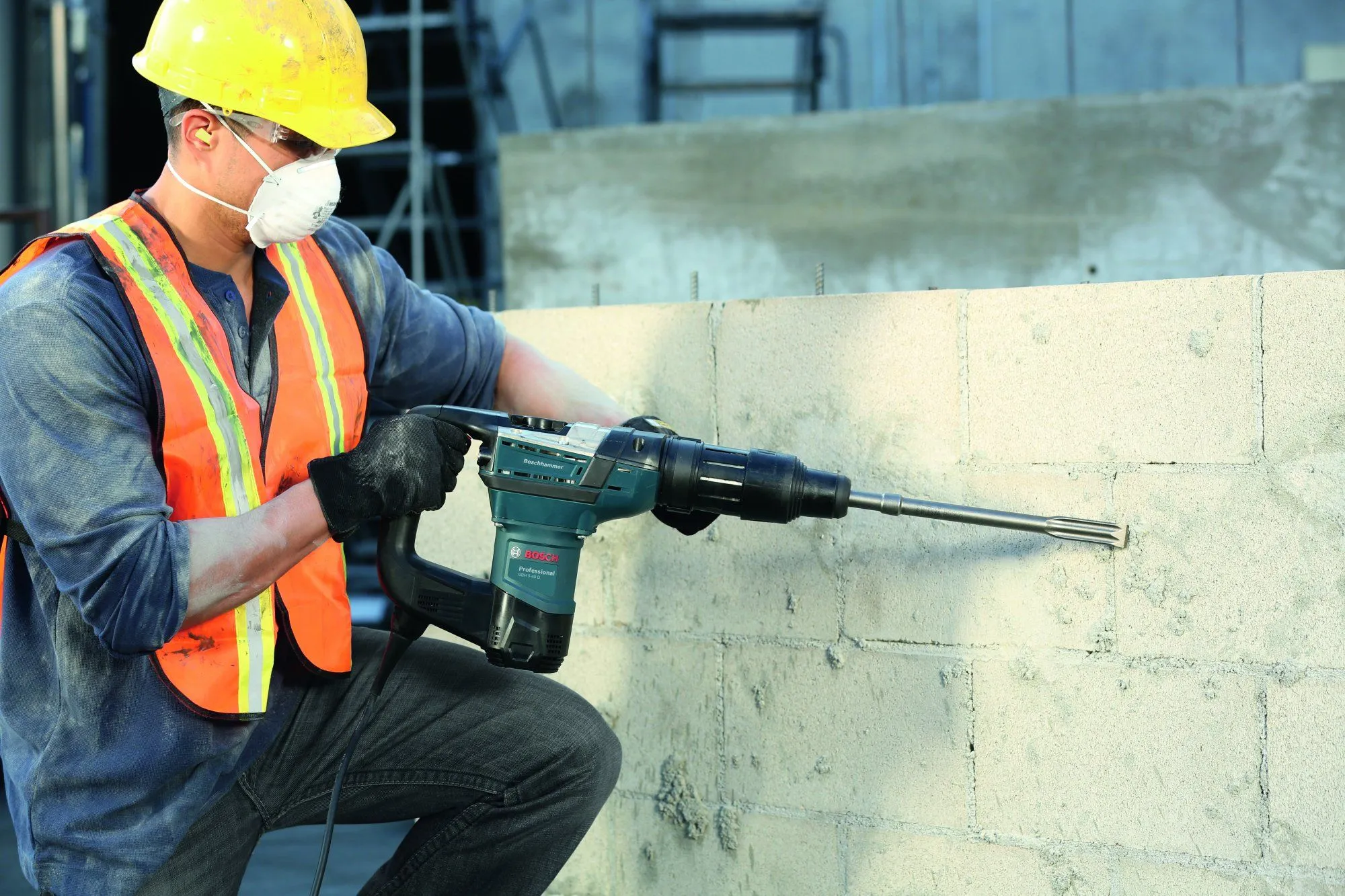 Bosch GBH 5-40 D Boorhamer In Koffer - 0611269001 10 Bosch GBH 5-40 D Boorhamer In Koffer - 0611269001 - Afbeelding 10