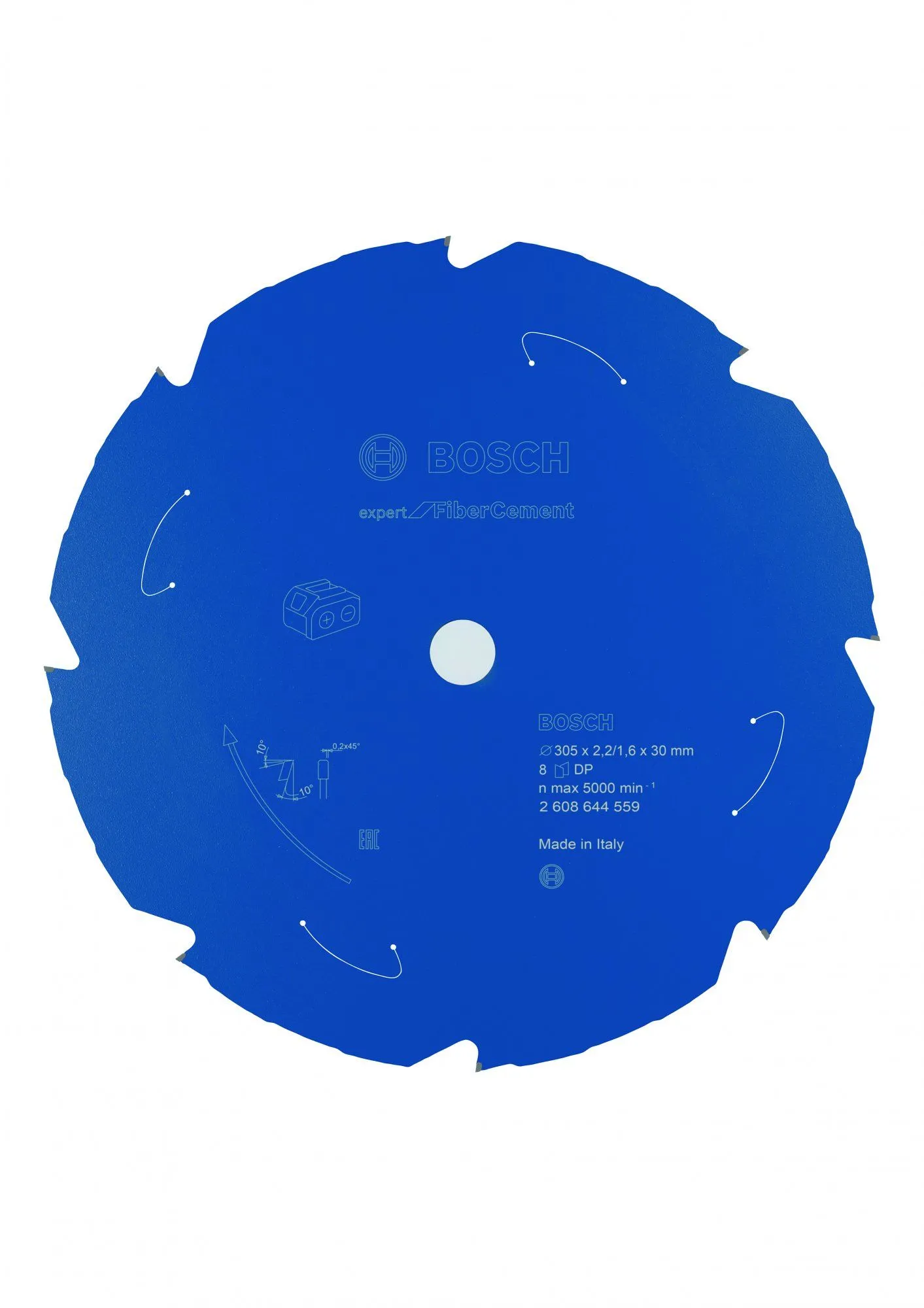 Bosch 2608644559 Expert Cirkelzaagblad - 305 X 30 X 8T - Vezelcement - Carbide 1 Bosch 2608644559 Expert Cirkelzaagblad - 305 X 30 X 8T - Vezelcement - Carbide