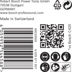 Bosch 2608901120 EXPERT Schuurvel C470 Best For Wood And Paint - 125mm - K150 - 8 Gaten (50st) -Bosch Winkel fd2aab54119577817db69e56d944bfce