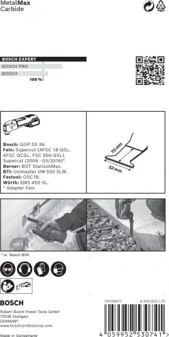 Bosch 2608900022 EXPERT StarlockMax CoatedCarbide Invalzaagblad MAIZ 32 AIT Carbide, Metal 32 X 70 Mm 1 11 Bosch 2608900022 EXPERT StarlockMax CoatedCarbide Invalzaagblad MAIZ 32 AIT Carbide, Metal 32 X 70 Mm 1 -Bosch Winkel fd9082e0994251ebe73dd2c08dfceb55